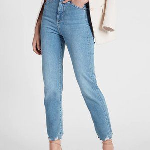 EXRESS SUPER HIGH WAISTED SLIM JEANS